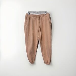 Fabletics Women's XXL Elastic Waist Joggers Athletic Peach Pants Drawstring